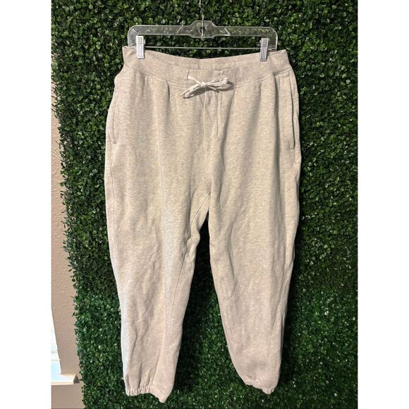 Lululemon Heathered Ultralight Grey Steady State Jogger Sz Large - Picture 1 of 4